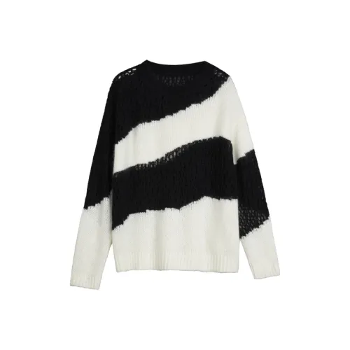 ELLE Свитер Женский Черный Белый