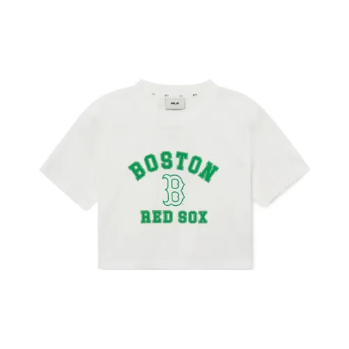 MLB Белые Женские Короткие Топы