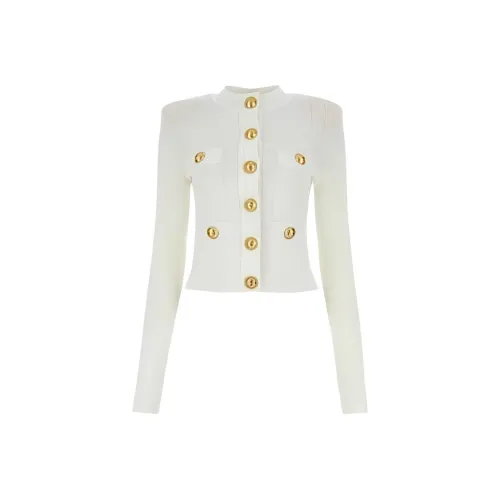 BALMAIN Белые Женские Свитеры