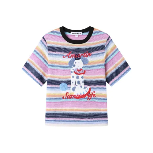ANDREA MARTIN T-рубашка Женская Многоцветная