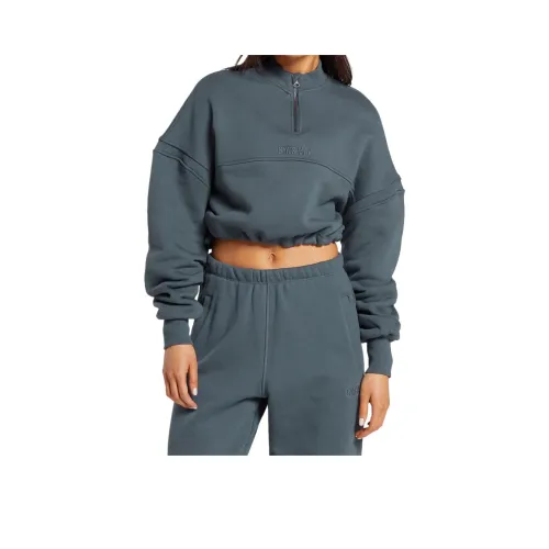 GYMSHARK CROP TOP Женские Титан Синий