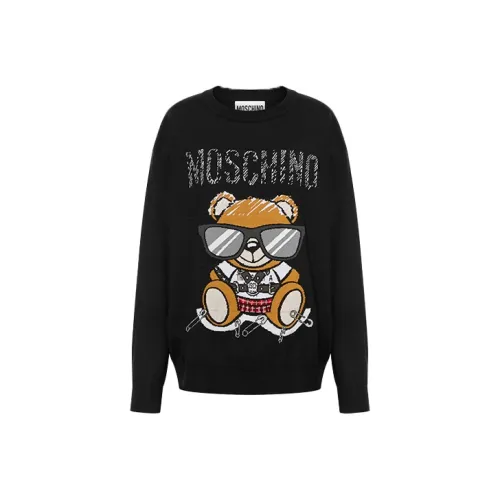 MOSCHINO Свободный крой Свитер Женский Черный
