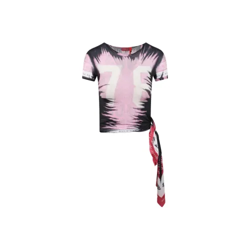 DIESEL Фиолетовые Женские Т-рубашки