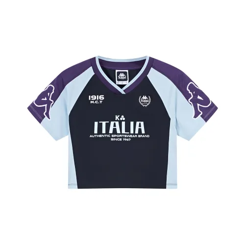 KAPPA Летний T-Shirt Женская Черный