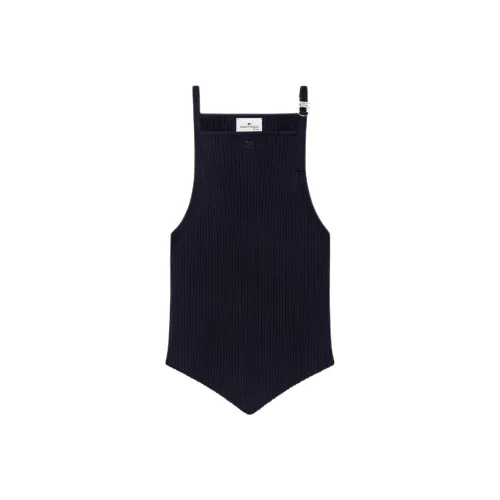 COURREGES SS25 Майка Женская Темно-синий Морской Синий