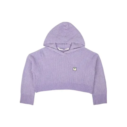 PALM ANGELS Фиолетовый Женские Короткие Топы