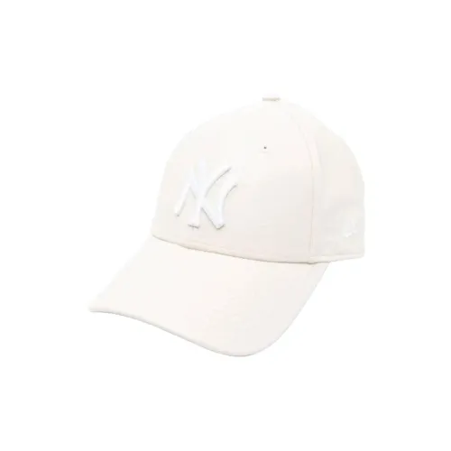 New Era Хлопковые кепки унисекс белые