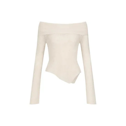 URBAN REVIVO Нюдовый абрикосовый Женские футболки