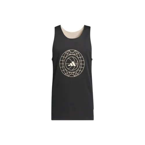 Adidas Select World Wide Hoops Jersey Баскетбольный Jersey Мужской Черный