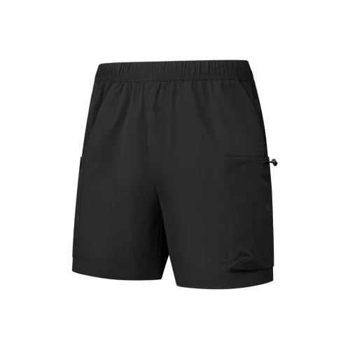 QIAODAN Черные Мужские Спортивные Шорты