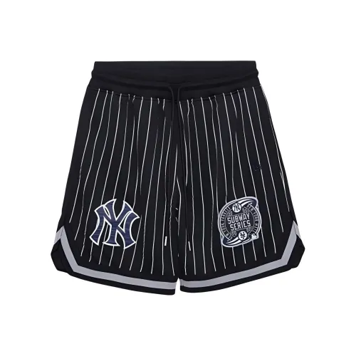 New Era x MLB SS24 Нью-Йорк Янкис Баскетбольные шорты Унисекс Черный