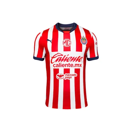 PUMA SS24 Футбол Джерси Мужской Красный Белый