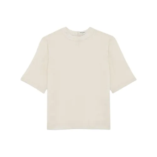 SAINT LAURENT T-рубашка Женская Белая