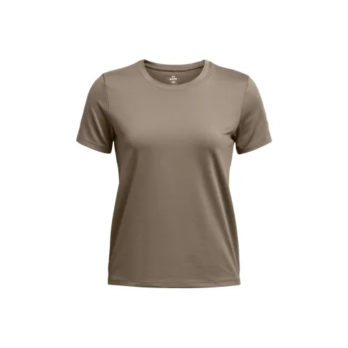 Under Armour Стандартная футболка женская льняная ткань