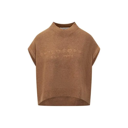 PHILOSOPHY DI LORENZO SERAFINI Свитер Женский Коричневый