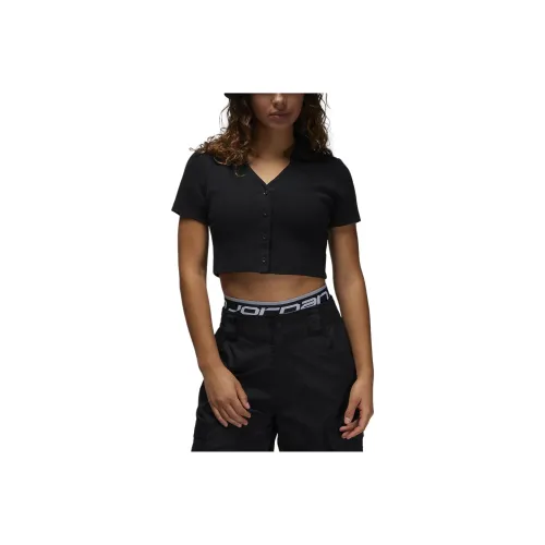 Jordan Черные Женские T-рубашки