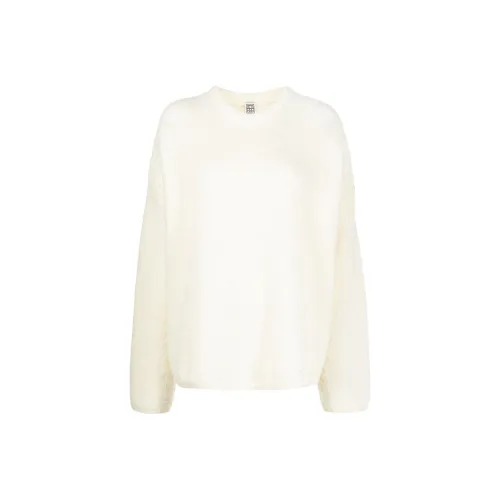 TOTEME FW22 Свитер Женский Костяной Белый