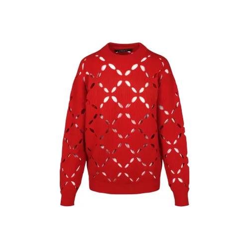 VERSACE Женские свитеры красного цвета