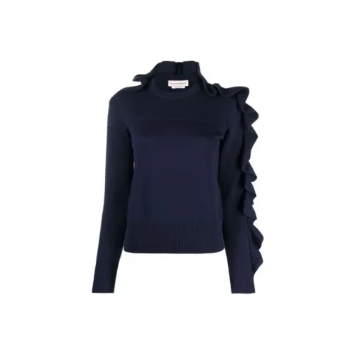 Alexander McQueen Синие Женские Свитера
