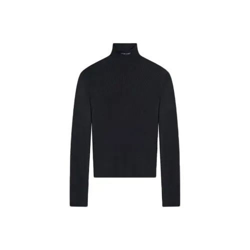 Balenciaga FW21 Slim Fit Свитер Женский Черный