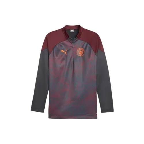 PUMA Manchester City Фуксия Мужская Футбольная Джерси