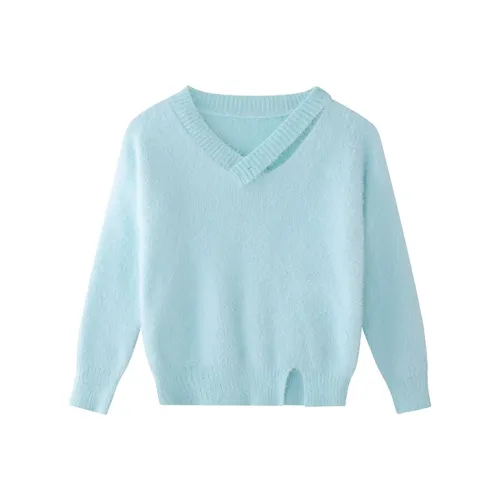 JINYE ORIENTAL Свитер Женский Циан