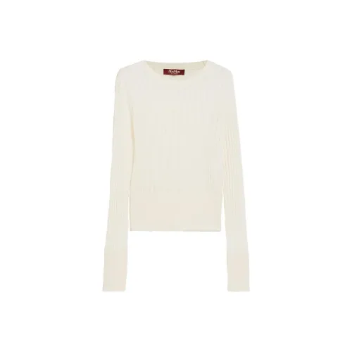 MaxMara Свитер Женский Айвори Белый
