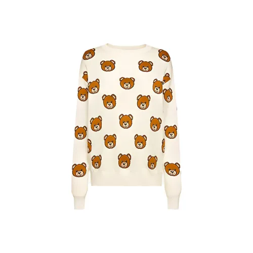 MOSCHINO Белые Женские Свитеры