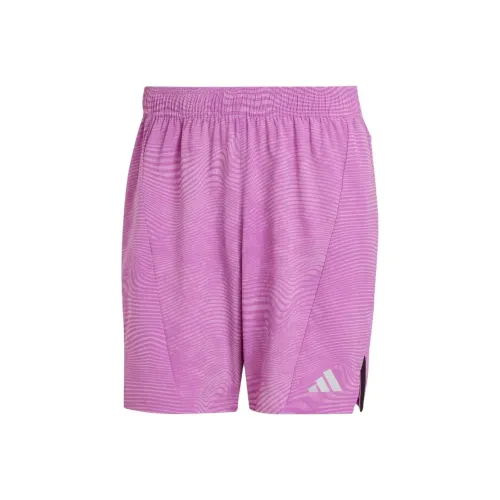 Adidas Дизайнерские Шорты для Тренировок HEAT.RDY HIIT Training Shorts Спортивные шорты Мужские Второе Рука Фиолетовый Фиолетовый Треснувший