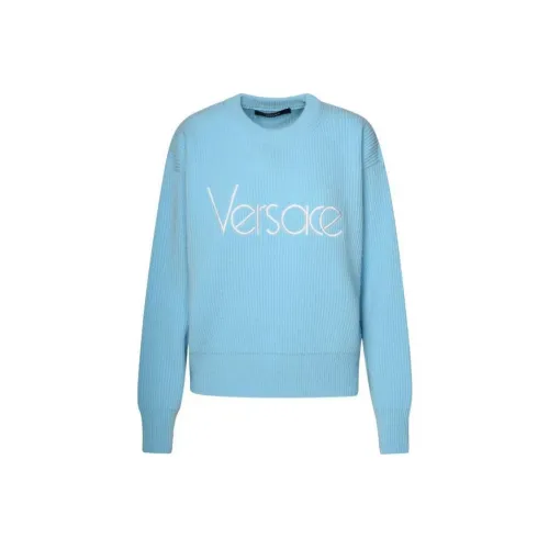 VERSACE Синие Женские Свитеры