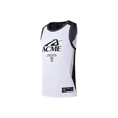 361° Баскетбольная Джерси Мужская Натуральный Белый Гравийный Серый