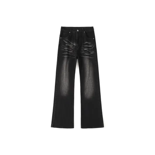 Zomuros Черные Унисекс Джинсы