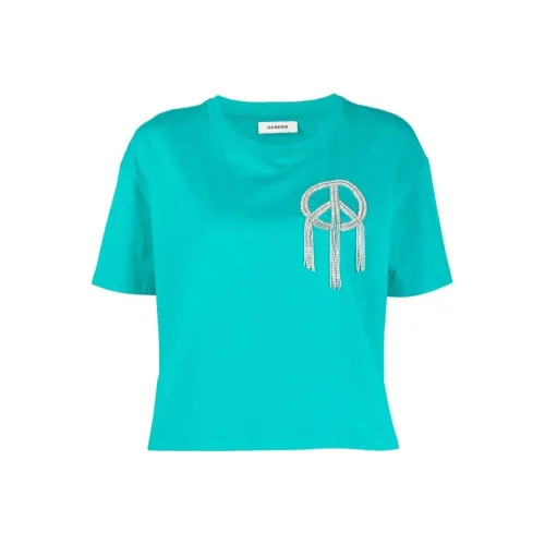 Sandro Зеленые Женские T-рубашки