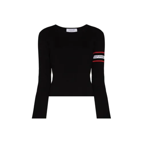 Marine Serre Черные Женские Свитеры