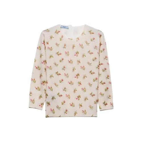 PRADA Бежевые Женские Свитеры