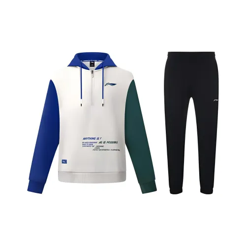 LINING Ледниковый серый + Черный Унисекс Свитшот Комплекты