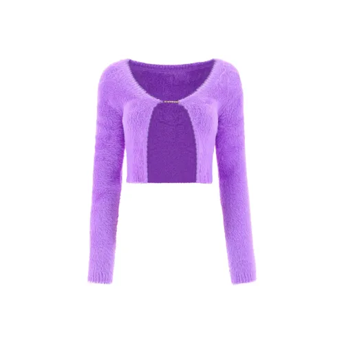 Jacquemus FW22 Свитер Женский Фиолетовый