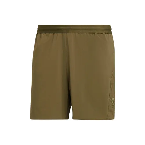 Adidas Спортивные шорты Мужские Темно-оливково-зеленые
