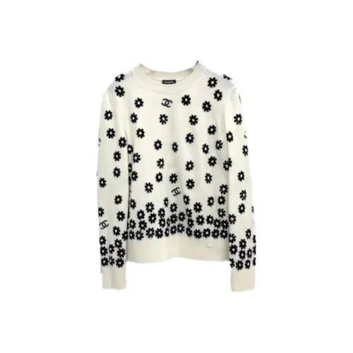 CHANEL Белые Женские Свитеры
