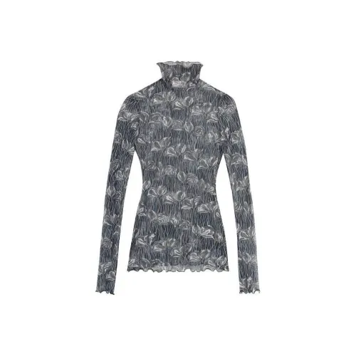 EMILIO PUCCI Рубашка Женская Серого цвета