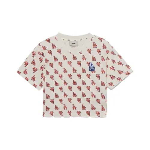 MLB Los Angeles Dodgers T-Shirt Женская Кремовая