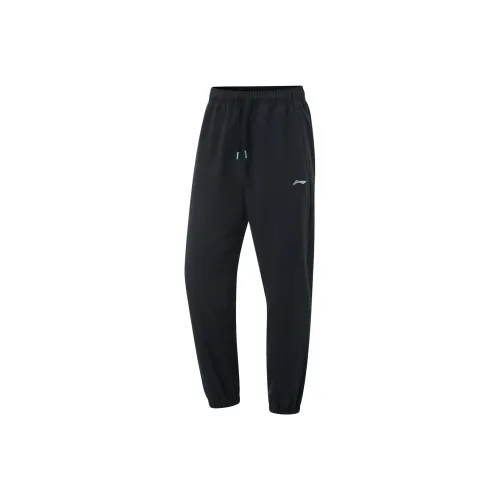 LINING Fitness Series Мужские спортивные брюки черного цвета