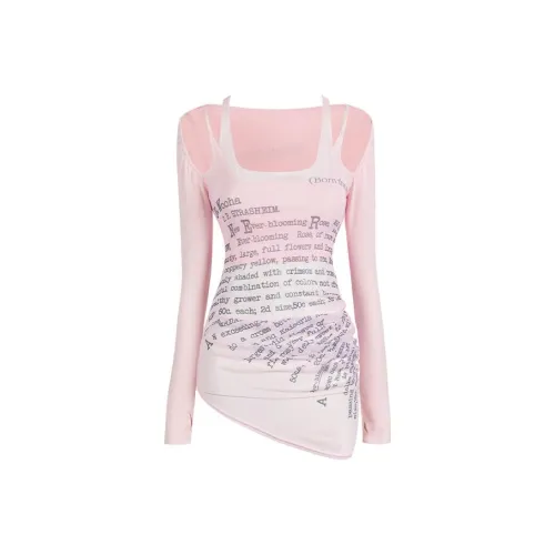 WOOHA Женские футболки с коротким рукавом