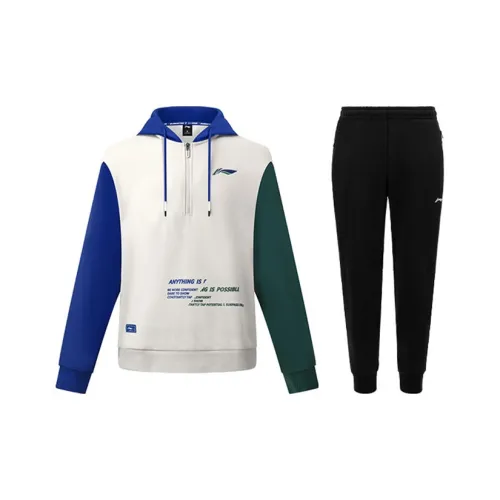 LINING Толстовка Комплект Унисекс Ледниковый Серый + Черный