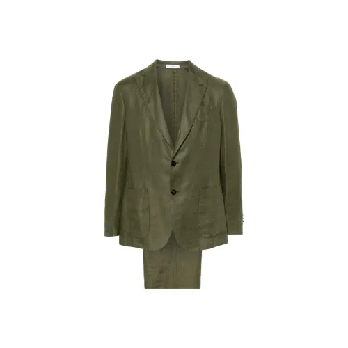 Божоли Бизнес-костюм Мужской Оливково-зеленый