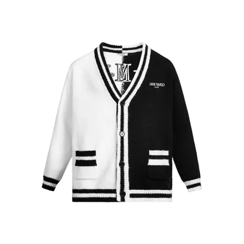 13 DEMARZO Свитер Женский Черный Белый