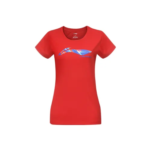 LINING Бычий красный Женские Т-рубашки