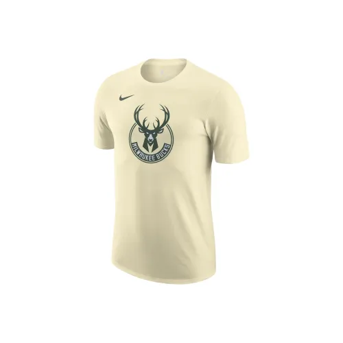 Nike Milwaukee Bucks Essential Баскетбольная Джерси Мужская Планшет Опал
