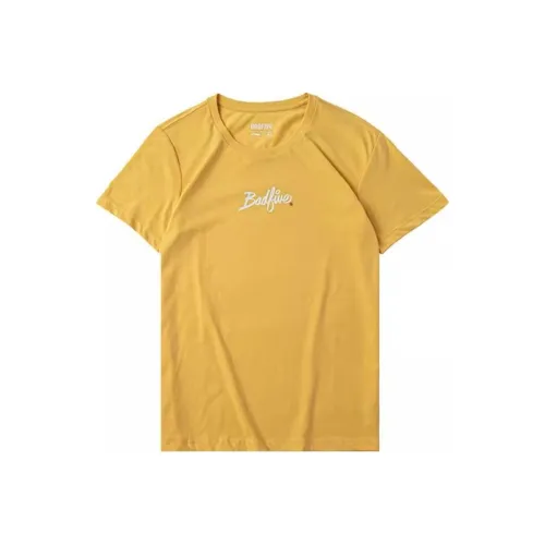 Т-рубашка с подкладкой женская молочного цвета с принтом "Candies" желтая