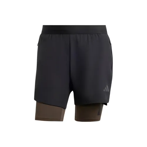 Adidas Черный/Угольный Мужские спортивные шорты